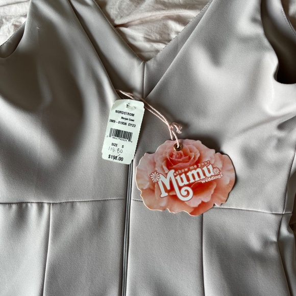 NWT Show Me Your MuMu Morgan Gown‎ Show Me The Ring Stretch Crepe - Picture 7 of 7